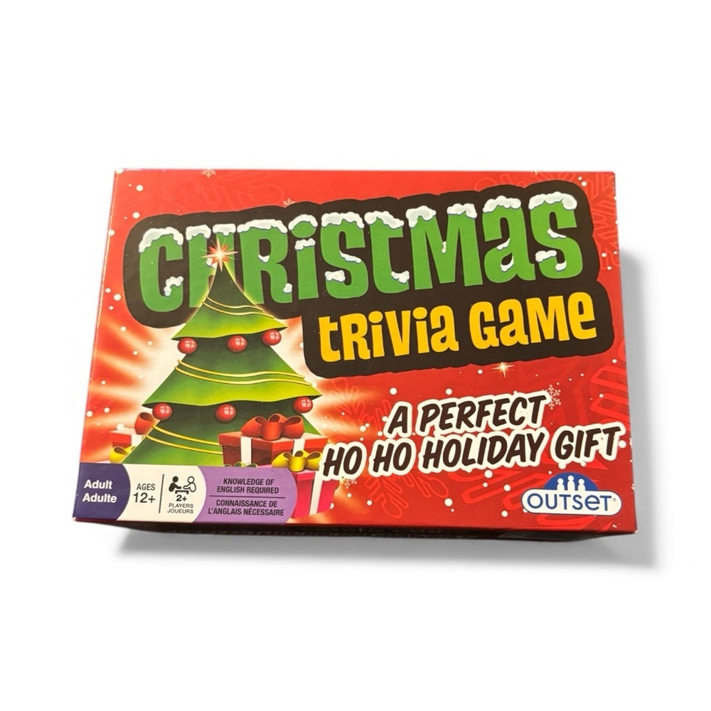 Christmas Trivia Game Family Fun Night Holidays Ages 12+ 2+ Players Boxed